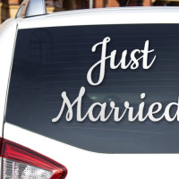 Vinyl Wedding Lettering