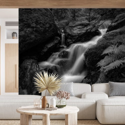 Black and White Panoramic Wallpaper