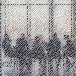 Labyrinth pattern Privacy Window film