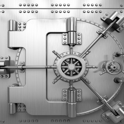 Safe deposit box Panoramic wallpaper