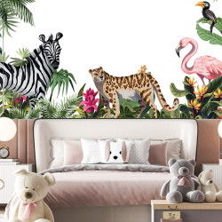 Jungle Animals 2 Panoramic wallpaper