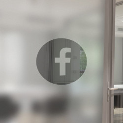 Facebook logo Privacy Window film