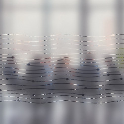 Polka-dot waves Pattern Privacy Window film
