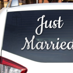 Vinyl Wedding Lettering