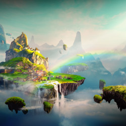 Fantasy World Panoramic wallpaper