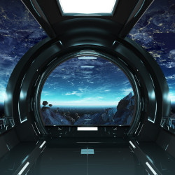 Spacecraft Panoramic Wallpaper