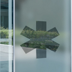 Ambulance driver logo 2 Privacy Window film
