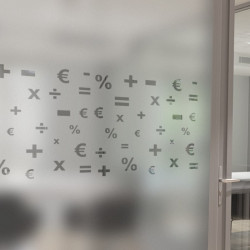 Patterns maths bank Privacy Window film
