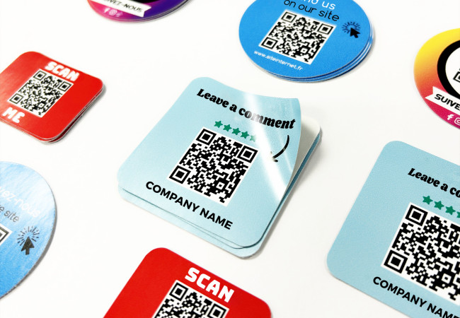 QR Code Stickers
