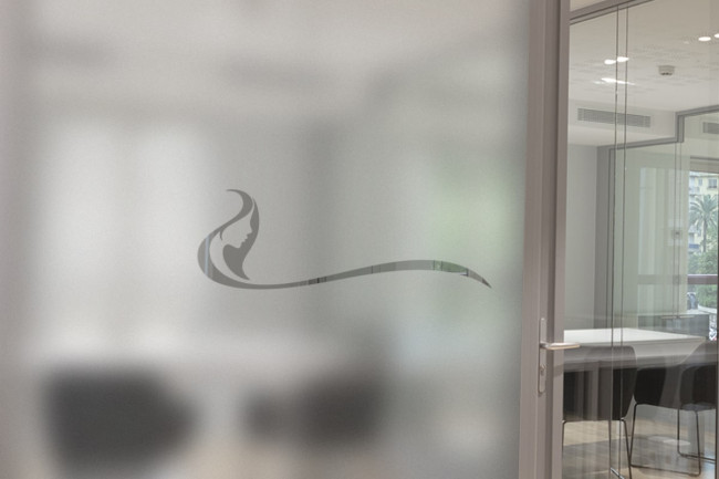 Women Beauty Salon Privacy Window film