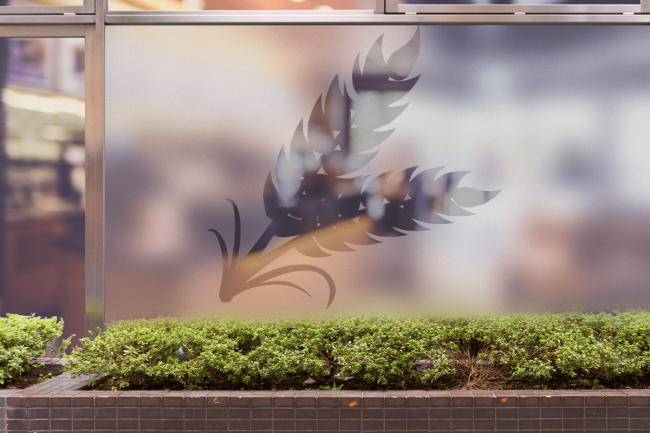 Wheat Bakery Privacy Window film