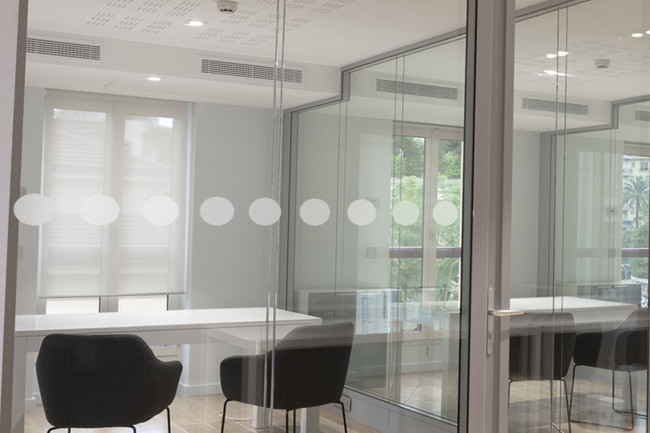 5cm Frosted Round Viewing Strip