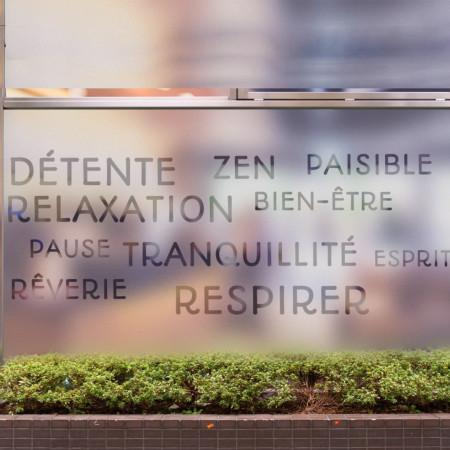 Sticker Lettrage Zen Dépoli