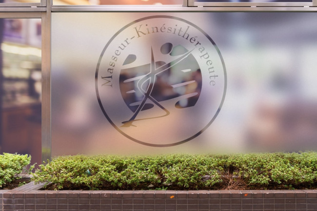 Physiotherapist Logo Privacy Window film