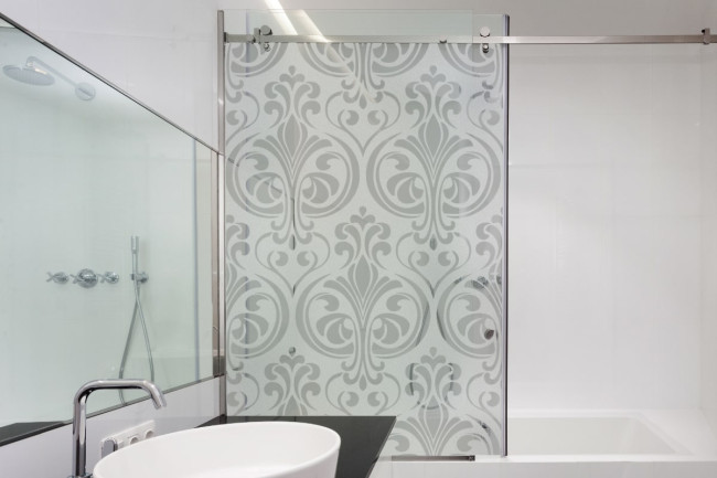 Baroque mesh pattern Privacy Window film