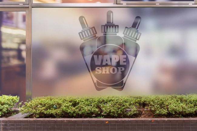 Vape Shop Privacy Window film
