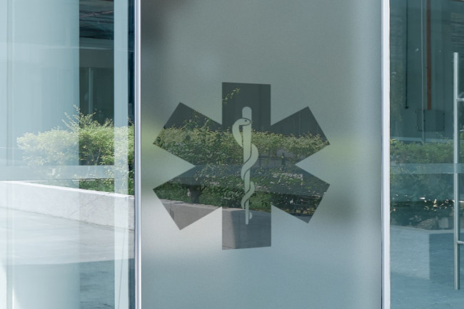 Ambulance driver logo 4 Privacy Window film
