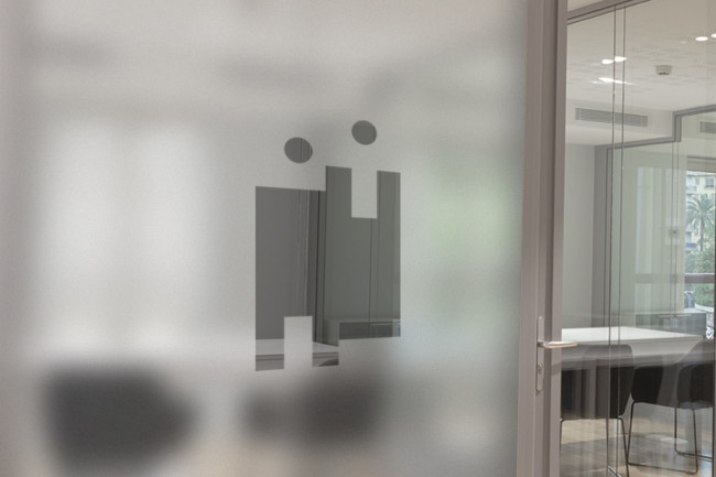 Tamping machine Lawyer logo Privacy Window film