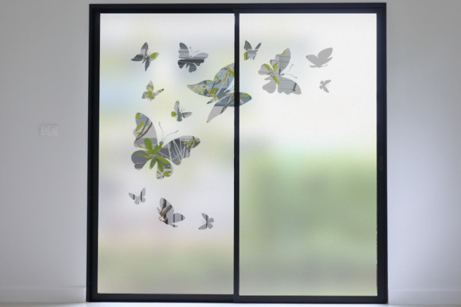 Butterflies 2 Privacy Window film