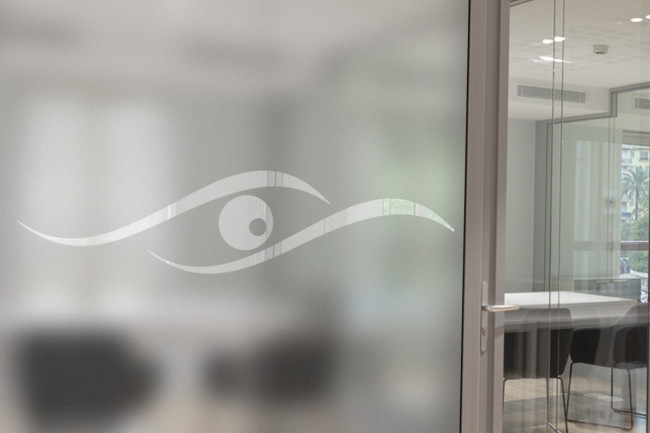 Ophthalmic eye Privacy Window film