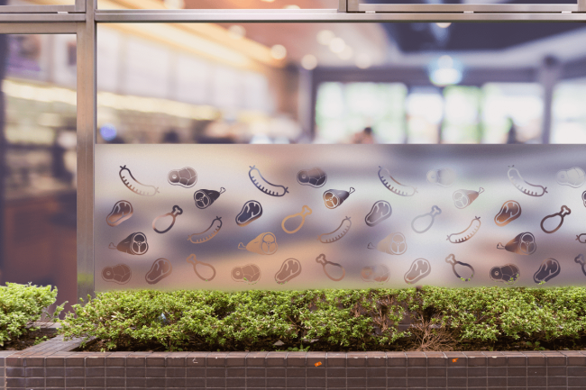Butcher's shop Pattern Privacy Window film