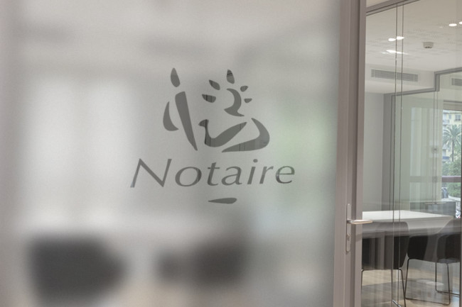 Notary Logo Privacy Window film