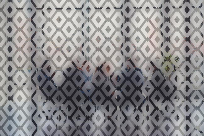 Losange pattern Privacy Window film