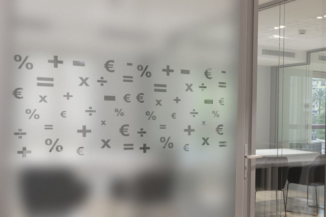 Patterns maths bank Privacy Window film
